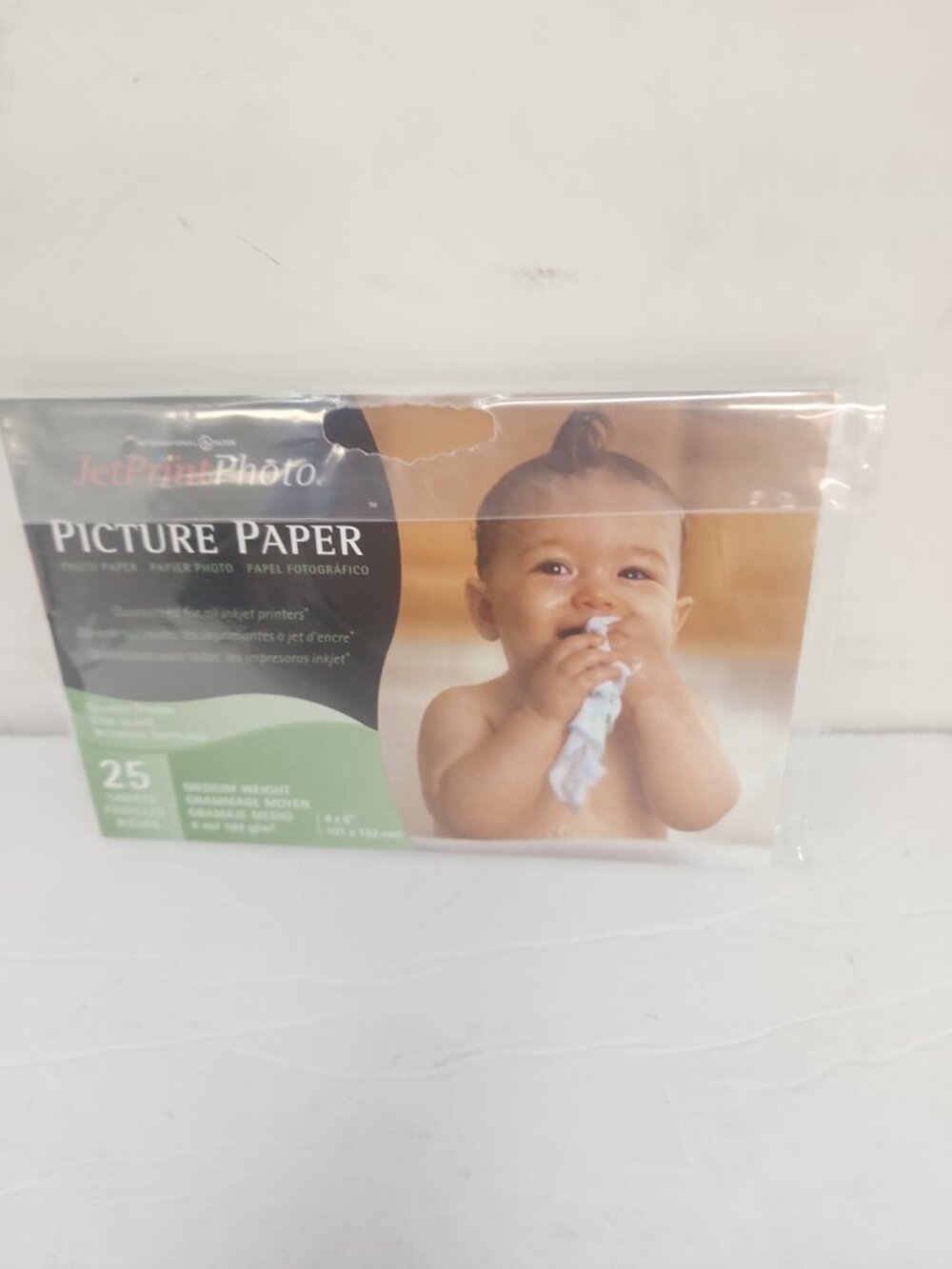 JetPrint Photo Picture Paper 25 Sheets Glossy Finish 4x6" New !!!